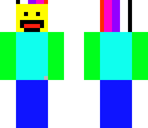 rainbow head