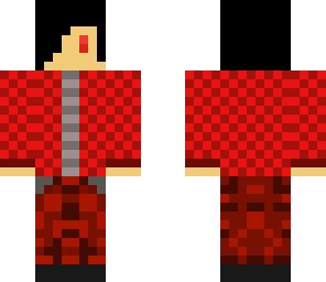 red plaid vampire gamer teenager