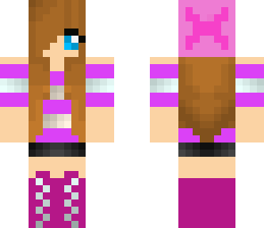 purple beret girl