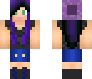 girl blue hair