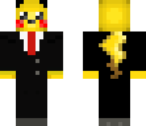 pikachu in a suit