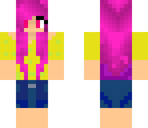 pink hair finished