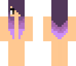 purple hair girl base