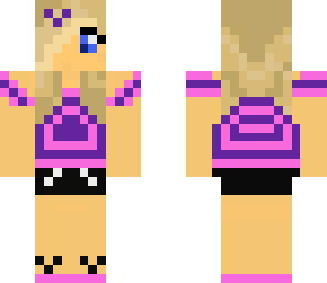 pink and purple girl