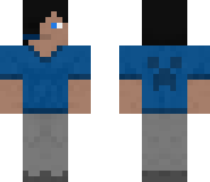 blue teenage boy