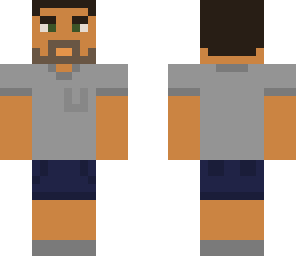 grey pocket tee face