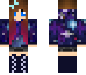 space hoodie dip die girl