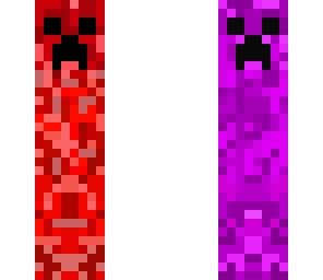 red and purple creeper