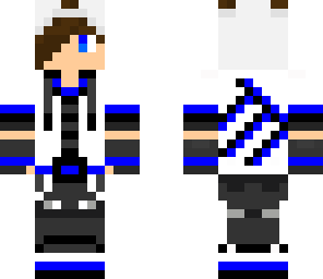 epic blue panda boy