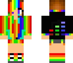 rainbow girl