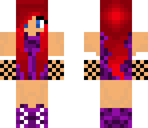 cute purple girl