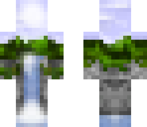 plant minecraft waterfall