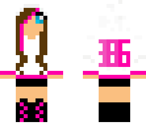 pink hoodie girl