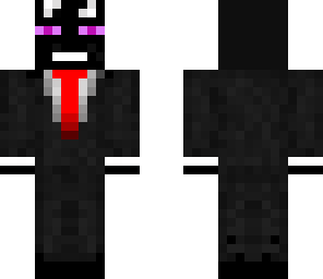 enderman in a tuxedo