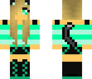cat girl blue