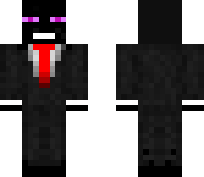 enderman in a tuxedo