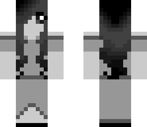black and white