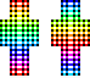 checker board rainbow