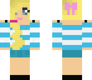 cute blonde who likes blue