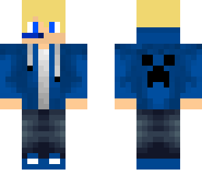 dark blue man
