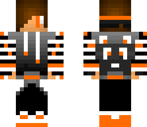 neon orange gamer panda teen