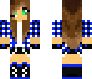 blue girl