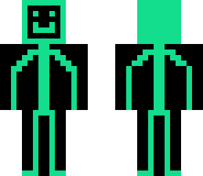 neon stick man