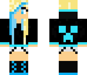 blue creeper girl