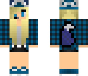 cute wolf skater girl edited ears