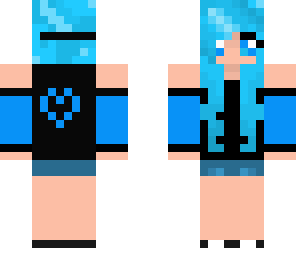 blue scene girl