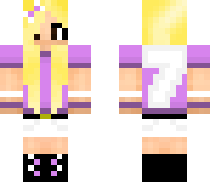 purple n' white blonde