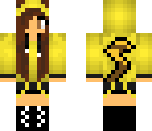pikachu girl brunnete