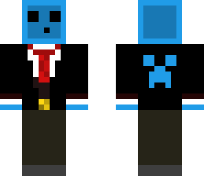 blue slime suit