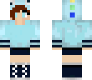 blue girl