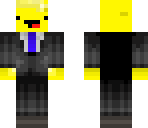 my skin without bandanna and blue tie