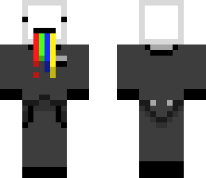 puke rainbows in a suit