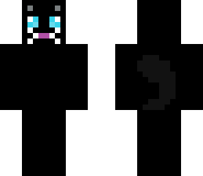 black cat with blue eyes