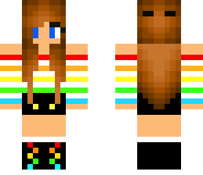 rainbow girl