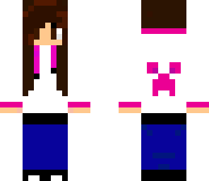 girl with creeper hodie