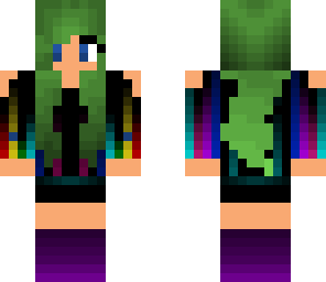 rainbowish girl