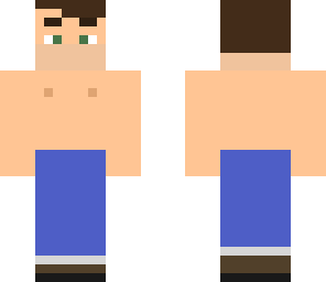guy with shirt off