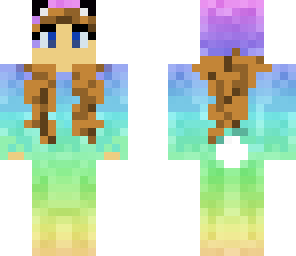 rainbow panda girl