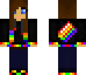 rainbow girl