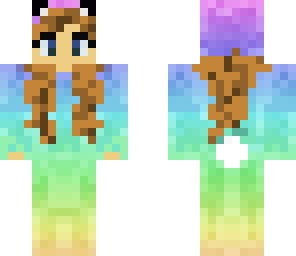 rainbow panda girl