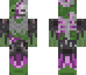 zombie and skeleton