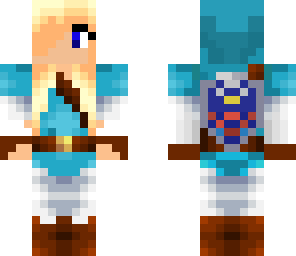 fixed blue link girl