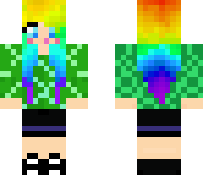 cute rainbow girl