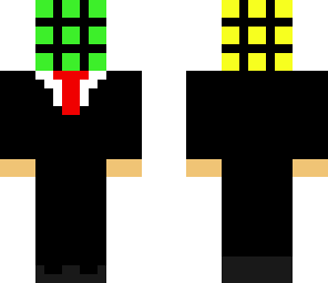 rubixcube in suit