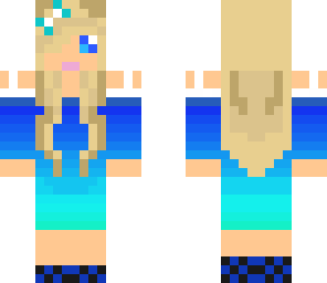 blue girl