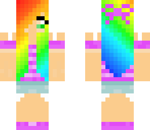 rainbow girl